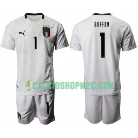 Italia Buffon 1 Bambino Maglia Trasferta Euro 2020 Manica Corta (+ Pantaloncini)